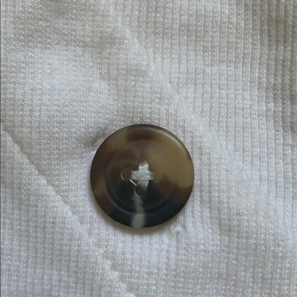 HOST PICK White Button Tank Top with Tie - Picture 2 of 4